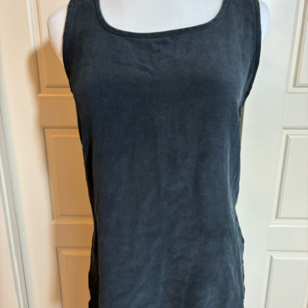 Dana Buchman 100% Silk Tank top, Black Sz 6